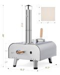 CO-Z Portable Wood Fired Pizza Oven 12 Inch