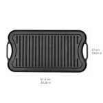 Amazon Basics Pre-Seasoned Cast Iron Grill/Griddle