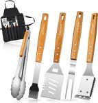5-Piece BBQ Grill Utensils Set with Bag
