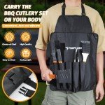 5-Piece BBQ Grill Utensils Set with Bag