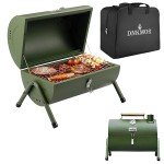 Compact Portable Charcoal Grill for Outdoor Cooking