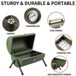Compact Portable Charcoal Grill for Outdoor Cooking
