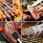 20-Piece Stainless Steel BBQ Grill Tool Set