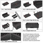 Portable Charcoal Grill for 8 Skewers - Ideal for Camping