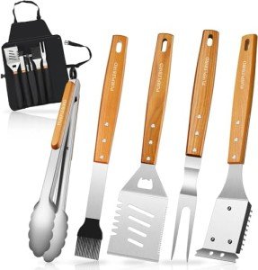 5-Piece BBQ Grill Utensils Set with Bag
