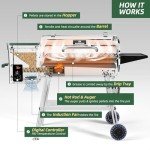 DAMNISS HWPG-550B Electric Pellet Smoker Grill