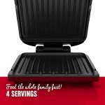 George Foreman 4-Serving Electric Grill & Panini Press