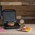 George Foreman 4-Serving Electric Grill & Panini Press