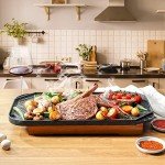 SENSARTE Nonstick Reversible Grill & Griddle Pan