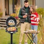 ROVSUN 1600W Vertical Electric Grill - Black