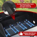 4-Burner Propane Gas Grill with Side Burner