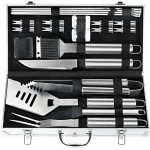 22-Piece Heavy Duty BBQ Grill Accessories Set