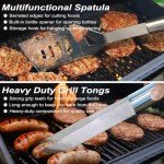 22-Piece Heavy Duty BBQ Grill Accessories Set