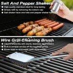 22-Piece Heavy Duty BBQ Grill Accessories Set