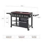 Royal Gourmet 6-Burner Propane Gas Griddle