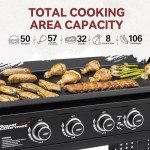 Royal Gourmet 6-Burner Propane Gas Griddle