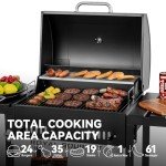Royal Gourmet CD1824ET Charcoal BBQ Grill with Tables