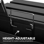 Royal Gourmet CD1824ET Charcoal BBQ Grill with Tables