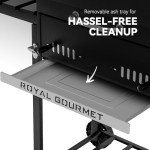 Royal Gourmet CD1824ET Charcoal BBQ Grill with Tables