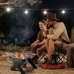 Portable Folding Charcoal Grill for Outdoor Cooking