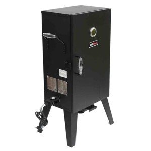 Electric Pellet Smoker with Digital Controls – Black