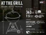 Weber 22-Inch Original Kettle Charcoal Grill - Copper