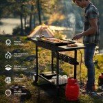 ROVSUN 4-Burner Portable Propane Griddle Grill
