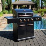Kenmore 4-Burner Propane BBQ Grill with Searing Burner