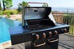Kenmore 4-Burner Propane BBQ Grill with Searing Burner