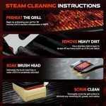 Bristle-Free BBQ Grill Brush with Scraper