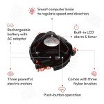 Automatic Grill Cleaning Robot with Carry Case