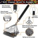 Poligo Bristle-Free BBQ Grill Cleaning Brush & Scraper