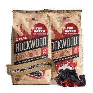 Rockwood Natural Lump Charcoal - Hardwood Blend 20lbs