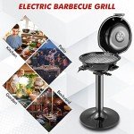 HappyGrill 1600W Portable Electric BBQ Grill