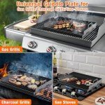 Barbqtime Nonstick Griddle for Gas Grills, 17"x13