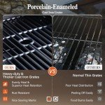 Dual Fuel Charcoal & Propane BBQ Grill Combo