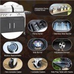 Dual Fuel Charcoal & Propane BBQ Grill Combo