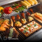 High-Quality 5-Burner Propane Grill with Island Head