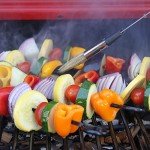 Americana Electric Grill with Rotisserie and Shelf
