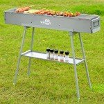 WILLBBQ Portable Hibachi Charcoal Grill for Outdoor Fun