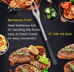 7-Piece BBQ Tool Set with Rubber Handles