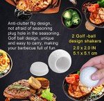 7-Piece BBQ Tool Set with Rubber Handles