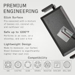 Carbon Steel Griddle & Grill Press - Made in Sweden