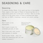 Carbon Steel Griddle & Grill Press - Made in Sweden