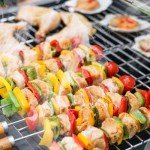 Kenadne Extra Large Charcoal BBQ Grill with Trays
