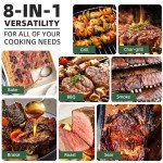 8-in-1 Wood Pellet Grill and Smoker