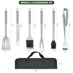 7-Piece BBQ Grill Tool Set for Outdoor Cooking
