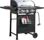 3-Burner Propane BBQ Grill with Front Basket