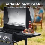 3-Burner Propane BBQ Grill with Front Basket