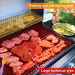 3-Burner Propane BBQ Grill with Front Basket